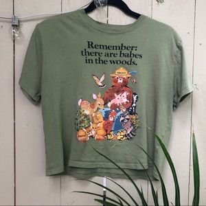 Smokey The Bear Crop Top